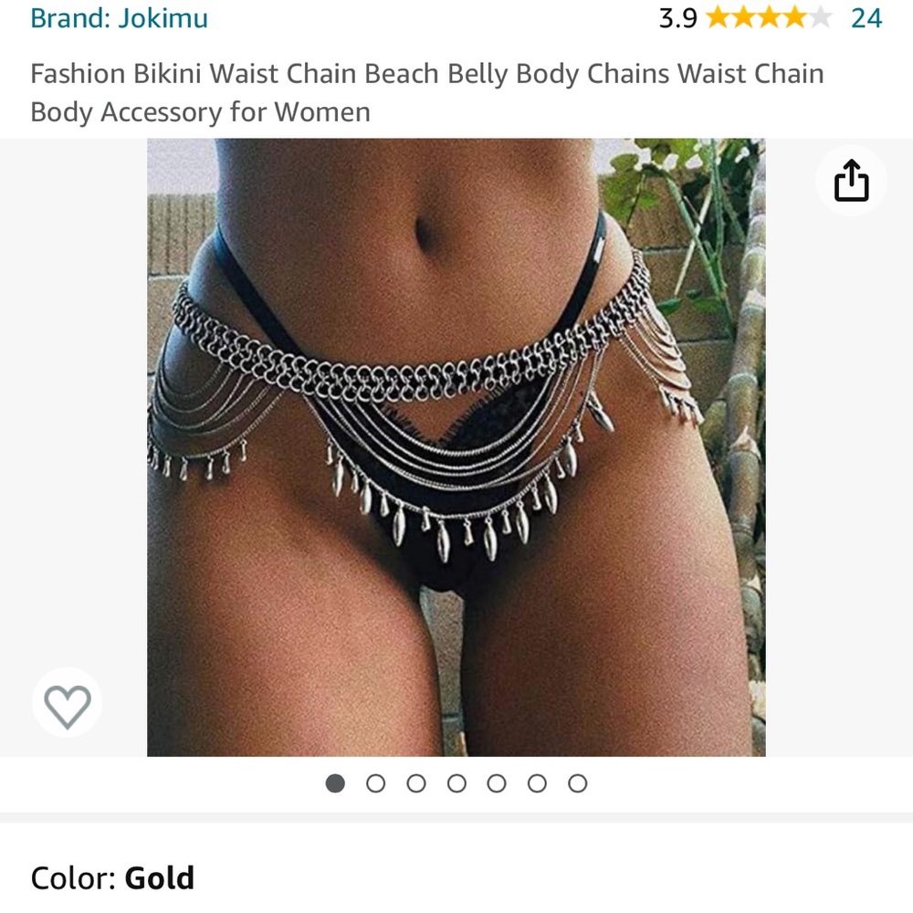 Bikini body chain